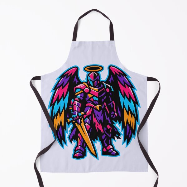 Item preview, Fallen Angel Synthwave Knight Neon Cyberpunk Warrior designed and sold by KungPowUnicorn.