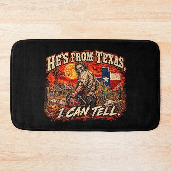Item preview, Hes from Texas I Can Tell Halloween Horror Humor designed and sold by Altenpendinton.