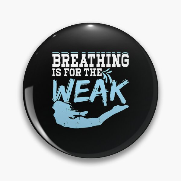 Item preview, Breathing is for the Weak Swimmer Graphic designed and sold by falsoyazeis.