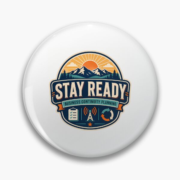 Item preview, Stay Ready With Business Continuity Planning designed and sold by BobaAndBearSvg.