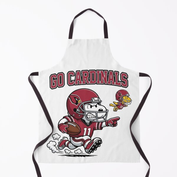 Item preview, Snoopy Go Cardinals Football Fan Art designed and sold by CaneufeyCip.