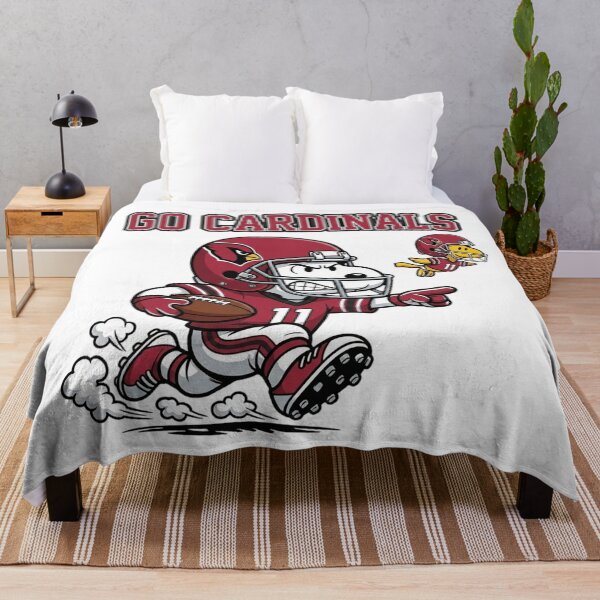 Item preview, Snoopy Go Cardinals Football Fan Art designed and sold by CaneufeyCip.