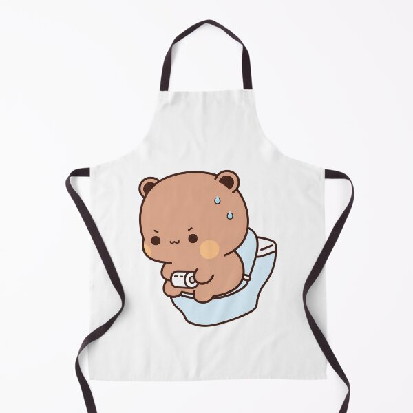 Item preview, Cute Dudu Bear Sitting on Toilet designed and sold by Tom-Riley.
