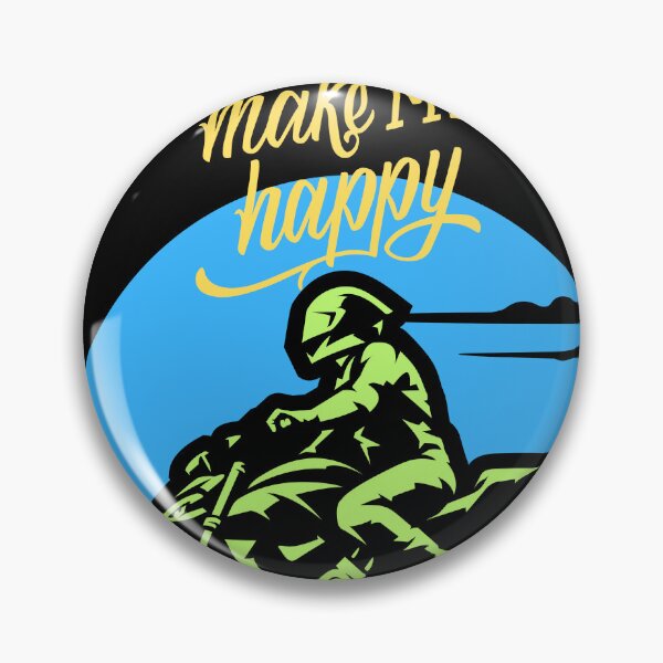 Item preview, Motorcycles Make Me Happy Rider Design designed and sold by V8Green.