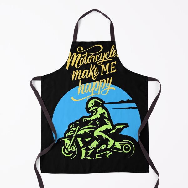 Item preview, Motorcycles Make Me Happy Rider Design designed and sold by V8Green.