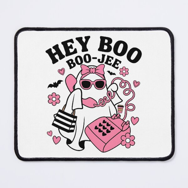Item preview, Hey Boo Boo Jee Pink Ghost Halloween designed and sold by KroghDs.