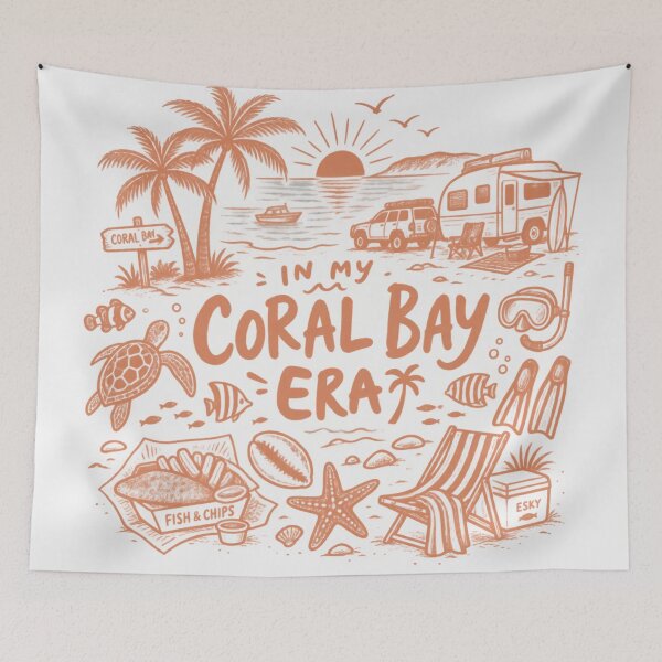 Item preview, In My Coral Bay Era Coral Bay WA Beach Camping Snorkelling designed and sold by Yellowriversss.