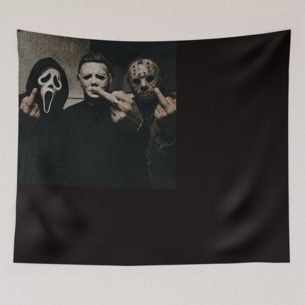 Item preview, Halloween Tshirts Middle Finger Horror Movie designed and sold by Hydlaaksmndriss.