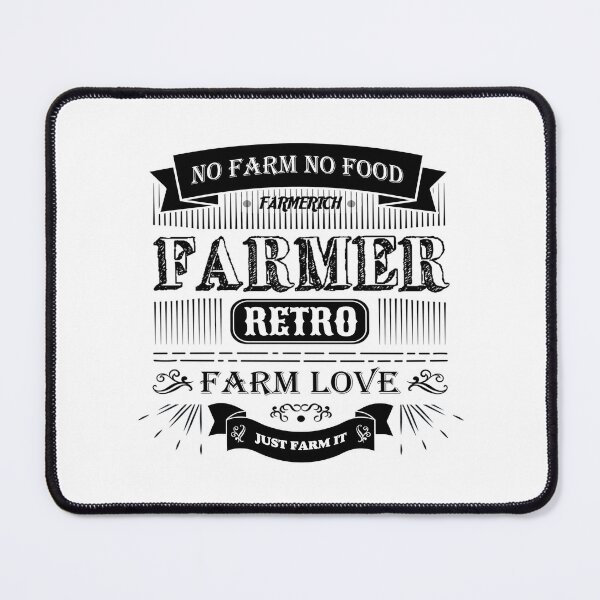 Item preview, No Farm No Food Farmerich Retro Farmer designed and sold by Sageandzz.