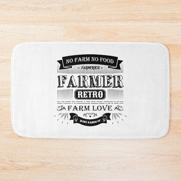 Item preview, No Farm No Food Farmerich Retro Farmer designed and sold by Sageandzz.