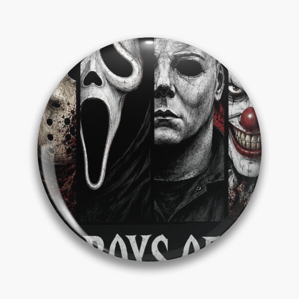 Item preview, Halloween Tshirts Michael Myers Jason Voorhees Ghost Face Art The Clown Boys Of Fall Retro designed and sold by Hydlaaksmndriss.