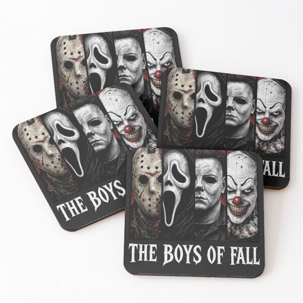 Item preview, Halloween Tshirts Michael Myers Jason Voorhees Ghost Face Art The Clown Boys Of Fall Retro designed and sold by Hydlaaksmndriss.