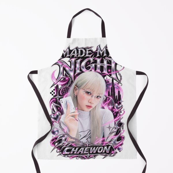 Item preview, Chaewon LE SSERAFIM Made My Night Graphic | Y2K Chrome Metal Tee designed and sold by Valereekmerch.