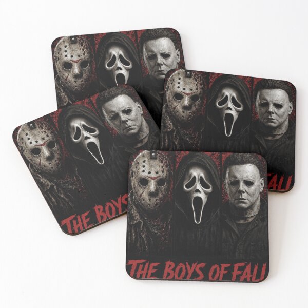 Item preview, Halloween Tshirts Michael Myers Jason Voorhees Ghost Face Boys Of Fall Horror Movie designed and sold by Hydlaaksmndriss.