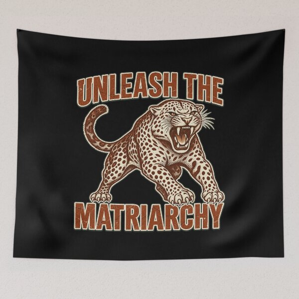 Item preview, Unleash The Matriarchy Vintage Leopard Feminist Power designed and sold by Morbiusshop.