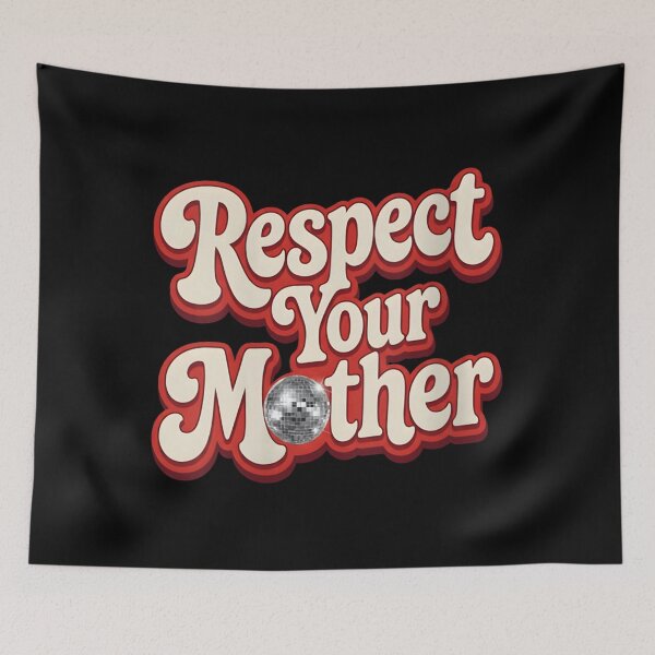 Item preview, Respect Your Mother Retro Groovy Disco Ball Quote - Harry Styles Respect Your Mother designed and sold by Renographicss.