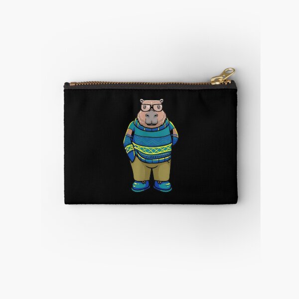 Item preview, Capybara in Glasses and Sweater designed and sold by falsoyazeis.