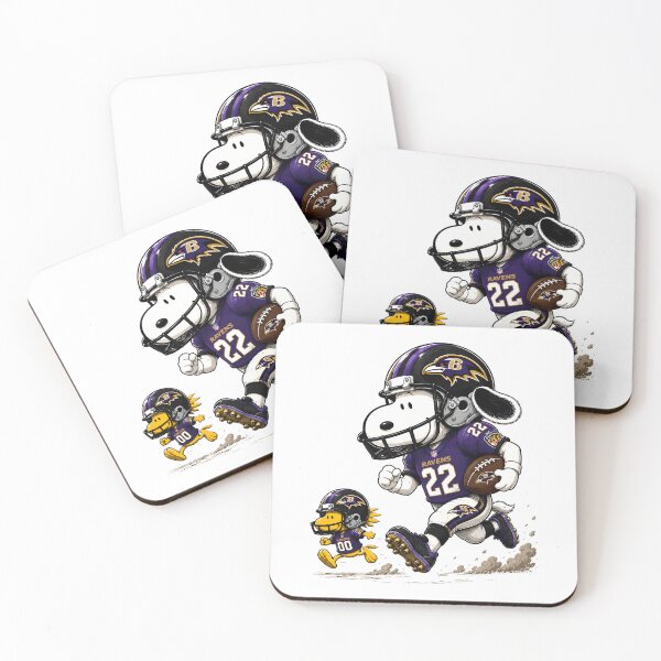 Item preview, Baltimore Ravens Funny Snoopy and Woodstock Players Football Team  designed and sold by Har-vee.
