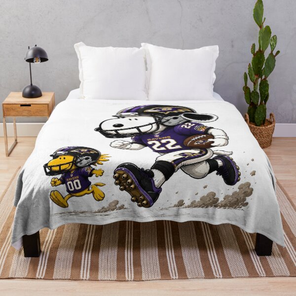 Item preview, Baltimore Ravens Funny Snoopy and Woodstock Players Football Team  designed and sold by Har-vee.