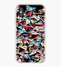 Jordan 1 Sneakers Colorways Pattern iPhone Case