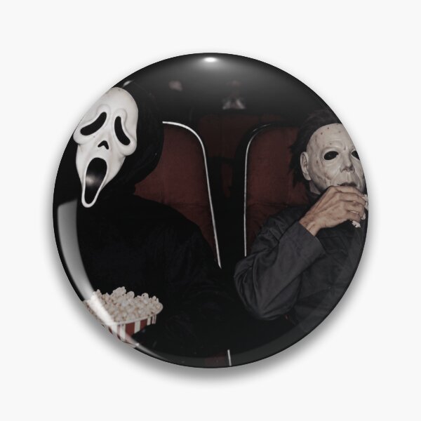 Item preview, Halloween Tshirts Michael Myers Ghost Face Watching A Movie designed and sold by Hydlaaksmndriss.