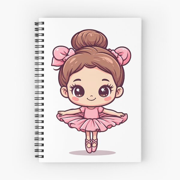 Item preview, Cute Pink Ballerina - Kawaii Dancer designed and sold by Holub Art Studio & design.