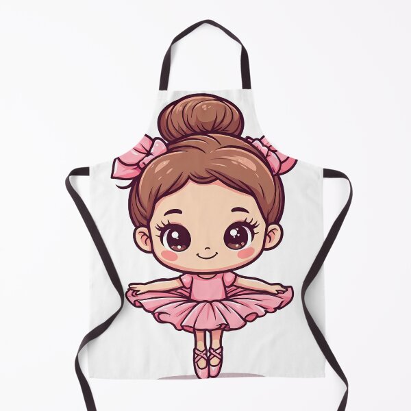 Item preview, Cute Pink Ballerina - Kawaii Dancer designed and sold by Holub Art Studio & design.