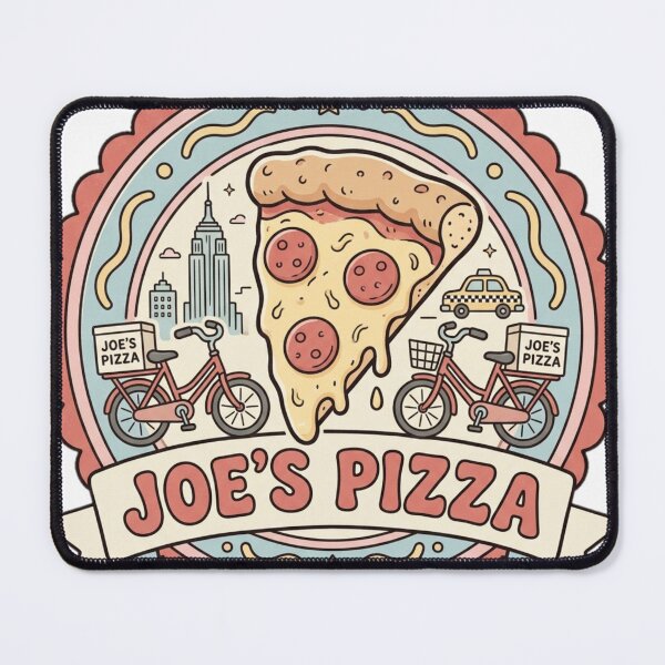 Item preview, Joe's Pizza Vintage Retro New York Pizza Souvenir Badge designed and sold by Fandom Universe.