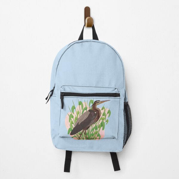 Item preview, Illustration of a Purple Heron in the Wild designed and sold by FandomizedRose.