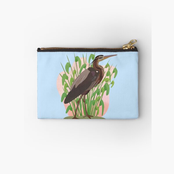 Item preview, Illustration of a Purple Heron in the Wild designed and sold by FandomizedRose.