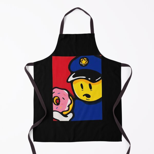 Item preview, Cartoon Cop with Donut Art designed and sold by falsoyazeis.