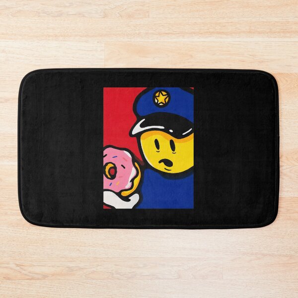 Item preview, Cartoon Cop with Donut Art designed and sold by falsoyazeis.