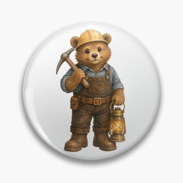 Item preview, Cute Bear Miner designed and sold by photoparadise22.