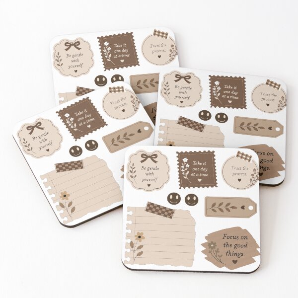Item preview, Vintage Aesthetic Sticker – Cozy Retro Journaling & Floral Design designed and sold by Artful Adventures.