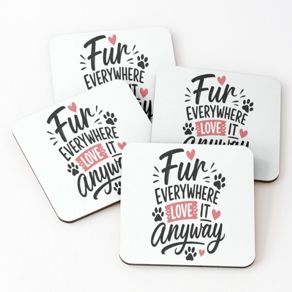 Item preview, Fur Everywhere Love It Anyway Dog Mom Tee – Cute Pet Owner Shirt designed and sold by BELEAFCREATIV1.