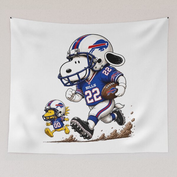 Item preview, Buffalo Bills Funny Snoopy and Woodstock Players Football Team  designed and sold by Har-vee.