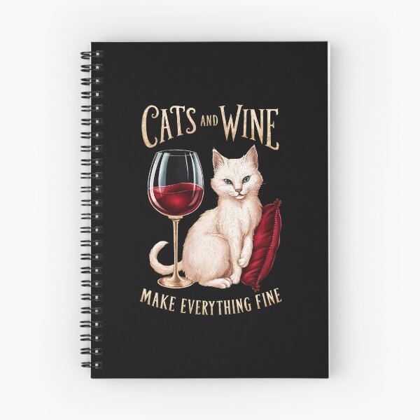 Item preview, Cats And Wine Make Everything Fine designed and sold by reagorempe.