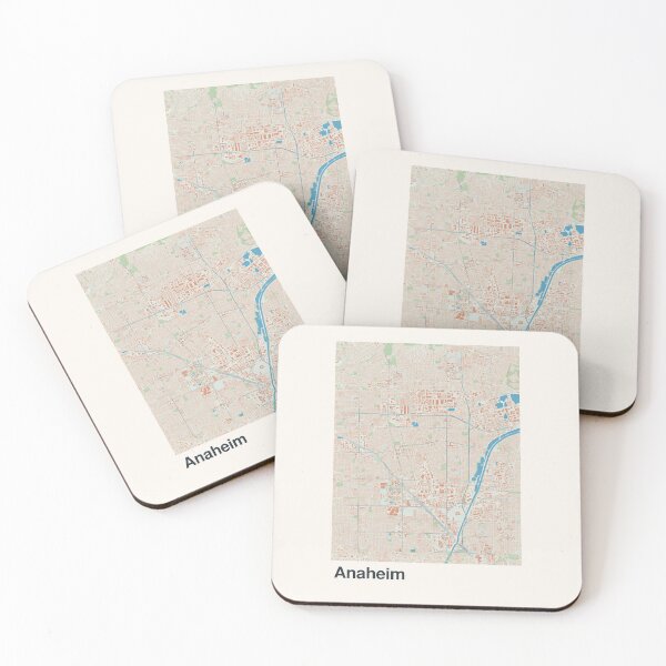 Item preview, Anaheim Minimalistic Map Art designed and sold by MapsNerd.