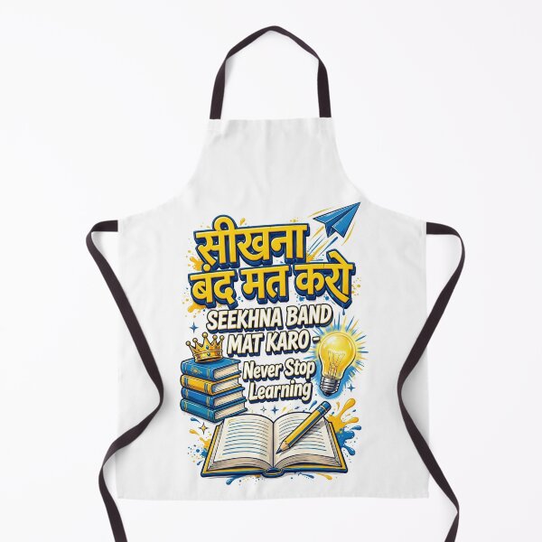 Item preview, Seekhna Band Mat Karo Never Stop Learning - Diseño de estudio motivacional hindi designed and sold by prithvi chand.