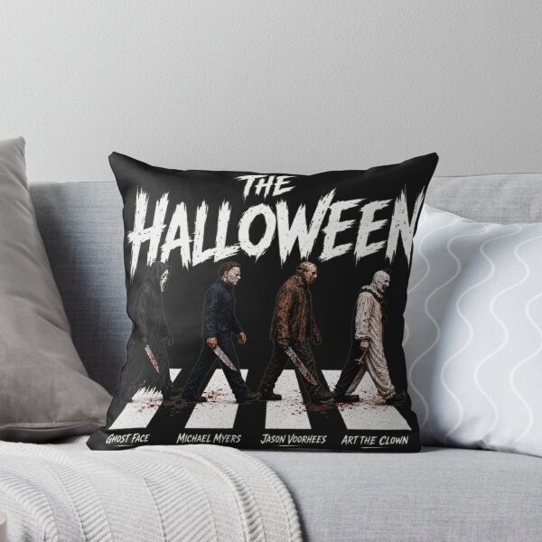 Item preview, Halloween Tshirts Michael Myers Jason Voorhees Ghost Face Art The Clown Horror Walking Road designed and sold by Hydlaaksmndriss.