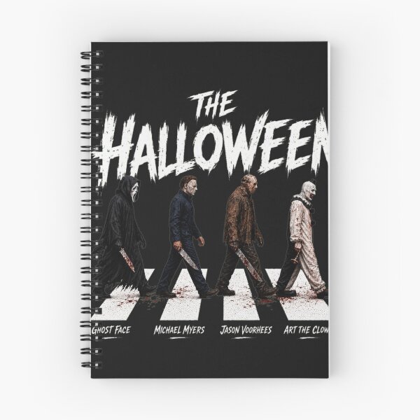 Item preview, Halloween Tshirts Michael Myers Jason Voorhees Ghost Face Art The Clown Horror Walking Road designed and sold by Hydlaaksmndriss.