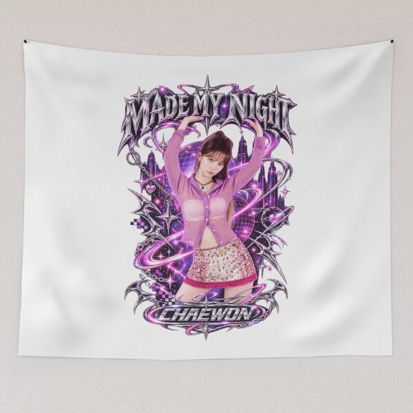 Item preview, Chaewon LE SSERAFIM Photocard Frame Print | Y2K Chrome Sparkle designed and sold by Valereekmerch.