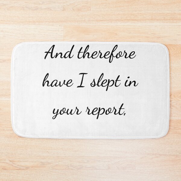 Item preview, “And therefore have I slept in your report,” - handwriting black designed and sold by ariksworld.