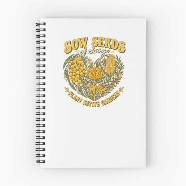 Item preview, Sow Seed Of Change Plant Native Gardens Yellow Waratah Wattle Heart designed and sold by Yellowriversss.