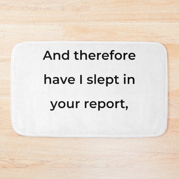 Item preview, “And therefore have I slept in your report,” - print black designed and sold by ariksworld.