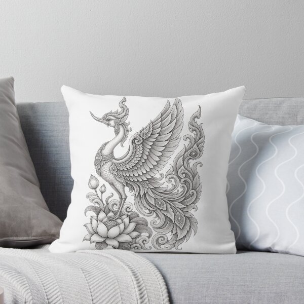 Item preview, Thai Hongsa Swan Sacred Lotus Art designed and sold by mamhew2456.