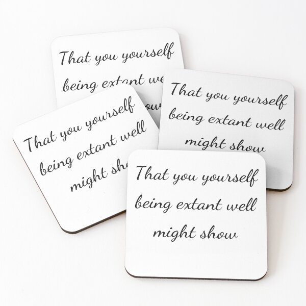 Item preview, “That you yourself being extant well might show” - handwriting black designed and sold by ariksworld.
