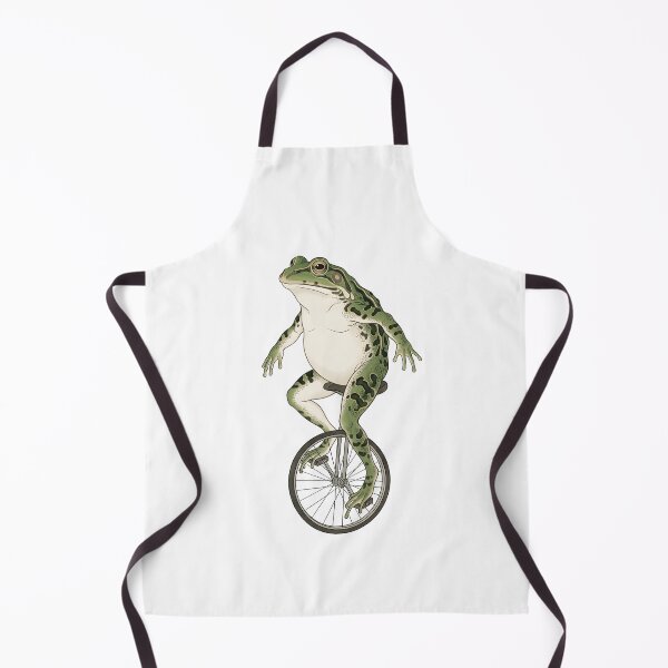 Item preview, Frog Riding a Unicycle in Japanese Painting Style – Realistic designed and sold by japaneseries.
