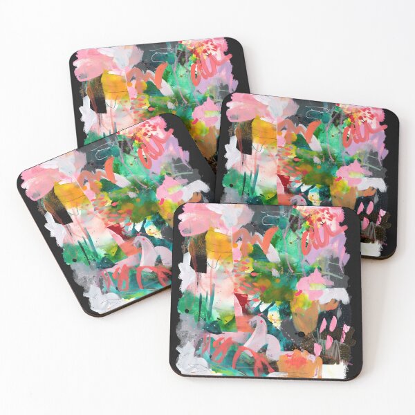 Item preview, Vibrant Abstract Floral Expressionist Artwork designed and sold by hobsond.