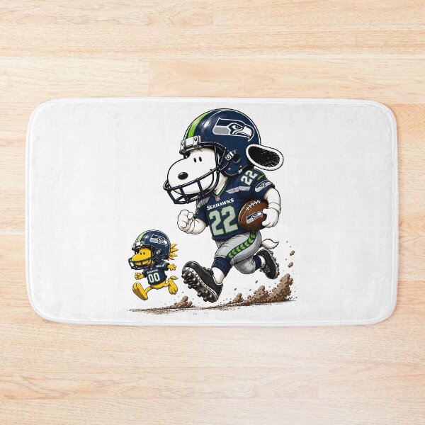 Item preview, Seattle Seahawks Funny Snoopy and Woodstock Players Football Team  designed and sold by Har-vee.